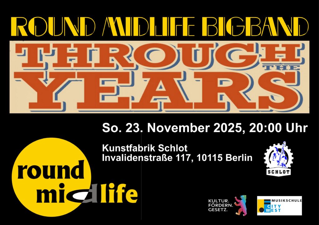 Auftritt am Sonntag, 23.11.2025 im Schlot, Berlin